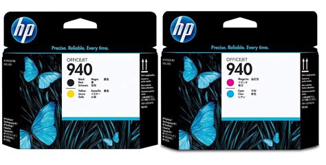 Hp Black And Yellow Original Printhead C A And Hp Magenta