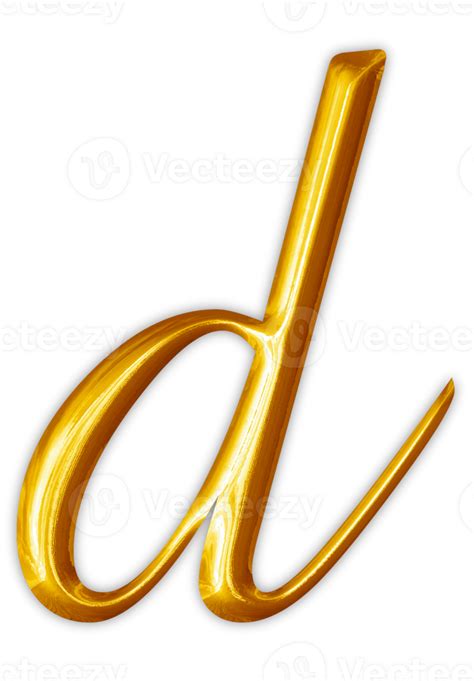 Golden Lowercase Alphabet Letters 28671964 Png