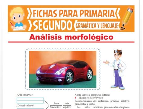 Ficha De Análisis Morfológico Para Segundo Grado De Primaria