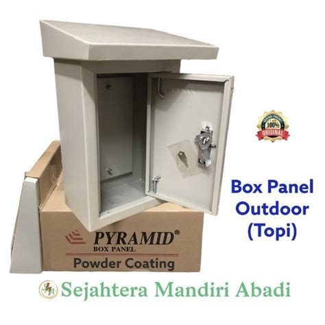 Jual Box Panel Listrik X X Outdoor Pyramid Topi Powder Coating