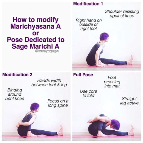 🌟 Ashtangamondays 🌟 How To Effectively Modify Marichyasana A Or Pose