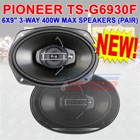 PIONEER TS G6930F 400 WATT RMS 6 X 9 3 WAY COAXIAL CAR AUDIO STEREO