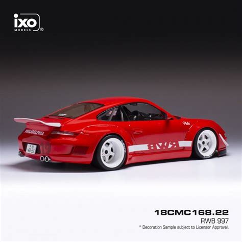 Porsche Rwb Red Ixo Cmc Miniatures Autos Motos