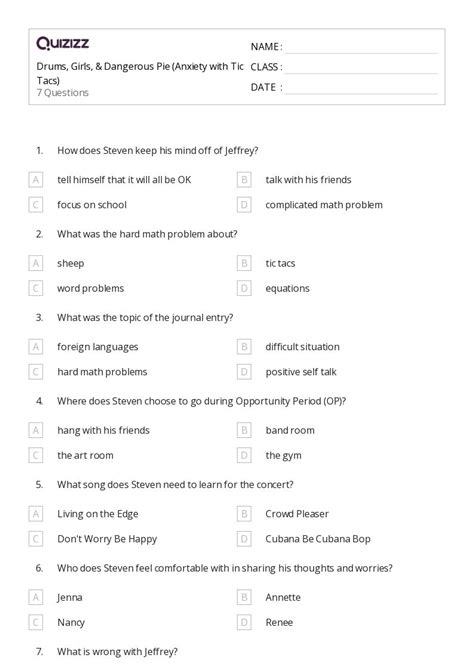 50 Math Word Problems Worksheets For 8th Grade On Quizizz Free And Printable