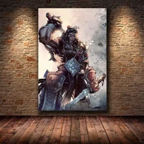 The World of Warcraft Game Wall Art Printed on Canvas • CanvasPaintArt