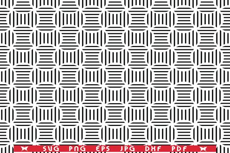 SVG Black White Lines Seamless Pattern Graphic by DesignStudioRM ...