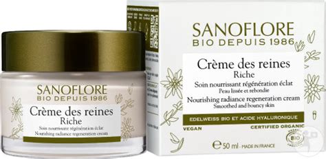 Sanoflore Crème Des Reines Riche Soin Nourrissant Régénération Éclat