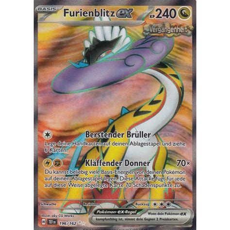 Furienblitz Ex Fullart Gewalten Der Zeit Pokemon Karte Kaufen