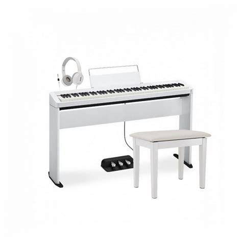 Casio Px S1100 Digital Piano Wood Frame Package White Gear4music