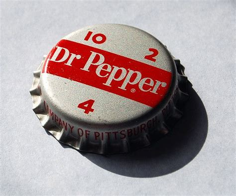 Dr Pepper Bottle Cap, 1960's | Dr pepper, Stuffed peppers, Bottle cap