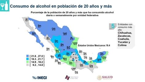 Crece El Consumo De Alcohol En M Xico Conoce Los Estados Donde M S Se