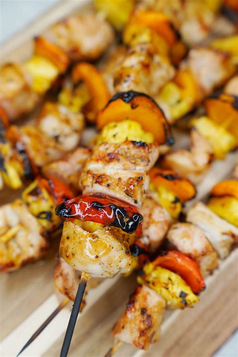 Pineapple Chicken Teriyaki Kabobs