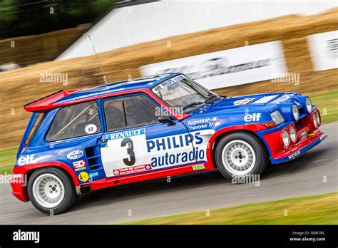 1985 Renault 5 Maxi Turbo With Driver Jean Ragnotti At The 2013