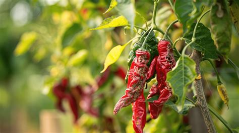 Fondo Los Chiles Secos Son Atacados Por Plagas En El árbol Fondo