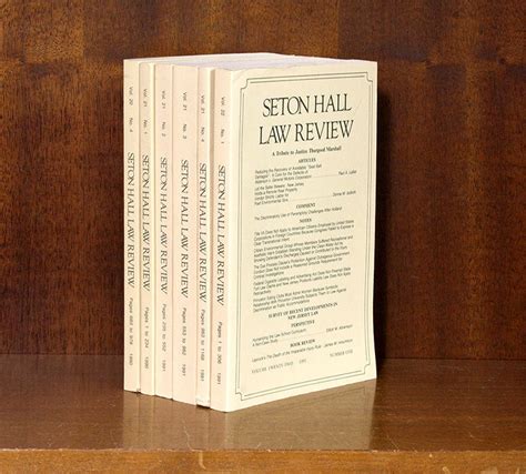 Seton Hall Law Review. Vols. 1 to 33 No.3 1970-2003 | Seton Hall Law School