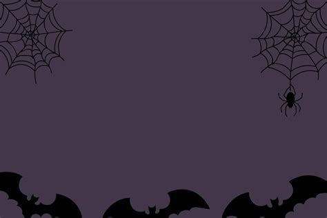 Halloween spider web and spiders with bat on color background. Vector illustration 12785581 ...