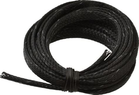 Techflex Black White Braided Expandable Cable Sleeve Msc Direct