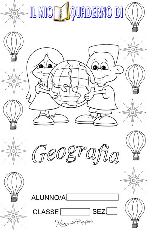 Copertina Quaderno Di Geografia