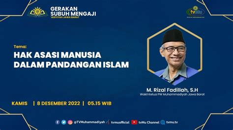 Live Gsm Aisyiyah Jabar Hak Asasi Manusia Dalam Pandangan Islam M