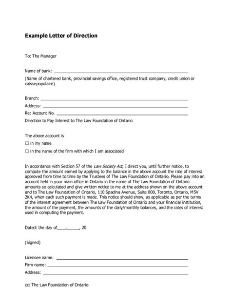 Letter Of Direction To Bank Fill Out Sign Online Dochub