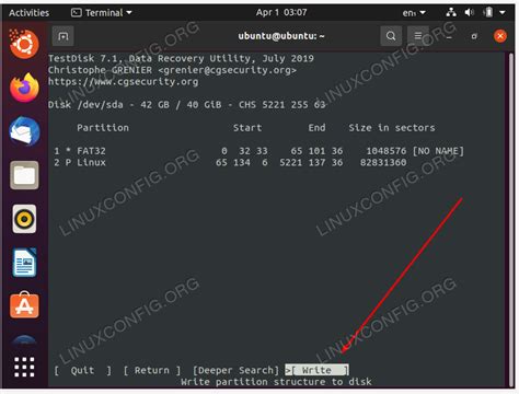 How to recover partition table in Linux - Linux Tutorials - Learn Linux ...