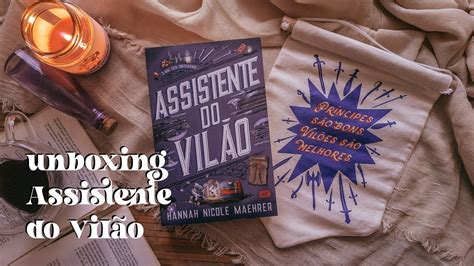 Unboxing Assistente do Vilão de Hannah Nicole Maehrer YouTube