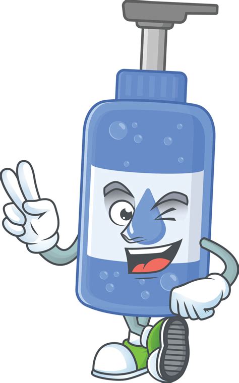 Handsanitizer Cartoon Character Vector Art At Vecteezy