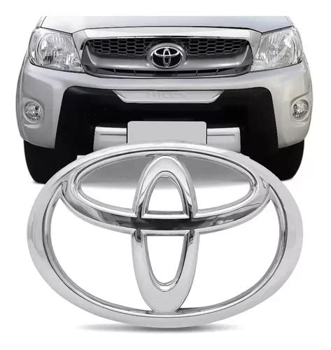 Emblema Grade Radiador Hilux Srv A Cromado Parcelamento Sem