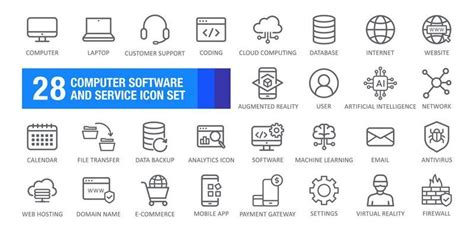 software vector art icons  graphics