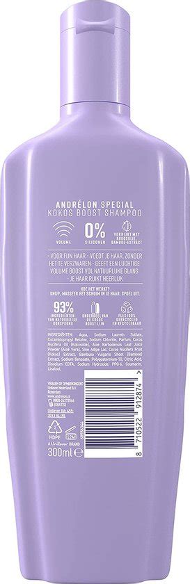 Andrélon Special Kokos Boost Shampoo geeft luchtig volume aan fijn haar