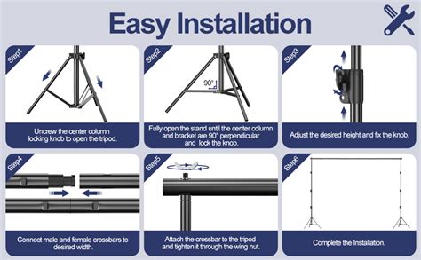 Amazon Fudesy X Ft Photo Video Studio Heavy Duty Adjustable