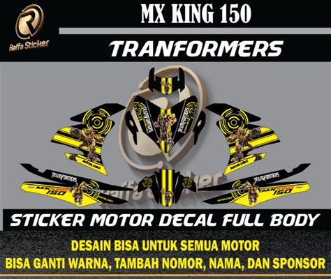 Sticker Decal Jupiter Mx King Full Body Dekal Stiker Motor