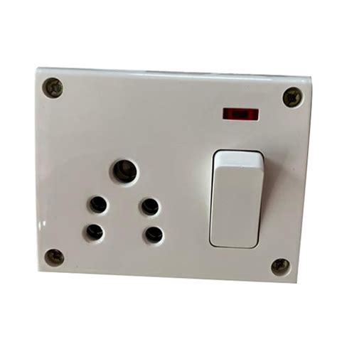 White Socket Switch With Indicator At Best Price In Vasai Subhadra