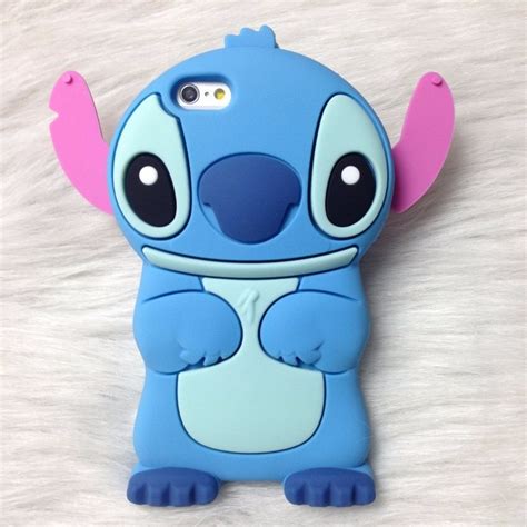 Funda Protectora De Silicon De Stitch Para Iphone 4 4s 120 00 En