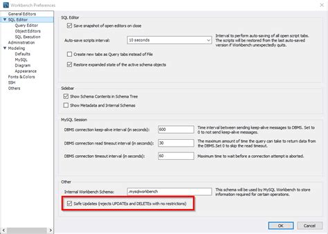 Mysql Error Safe Update Mode Smartadm Ru