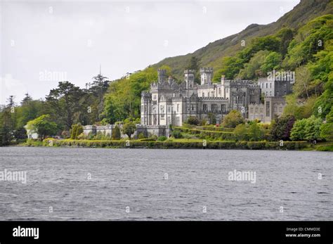 Kylemore Abbey And Victorian Walled Garden High Resolution Stock