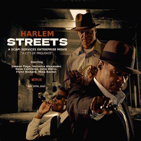 Harlem streets movie poster by Scapi Services on Dribbble