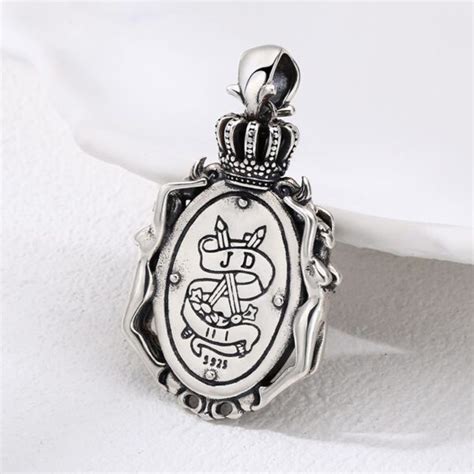 Skull Crown Nude Pendant VVV Jewelry Sterling Silver Jewelry OnLine Shopping Wholesale
