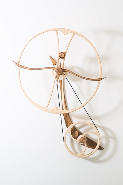 David C Roy Builds Kinetic Sculptures Powered By Wood And Springs