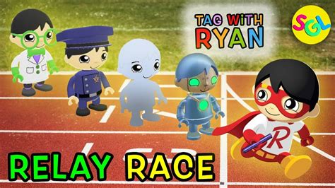 Tag With Ryan Fun Relay Race With Red Titan More Characters Ryan