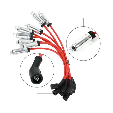 8pack Ignition Coils And Spark Plugs And Wires Uf414 For Chevy Silverado Tahoe Gmc Ebay