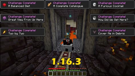 Getting Every 1 16 3 Advancement On A Rail Minecraft Java Edition