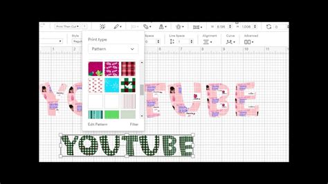 2023 Pattern Fill Cricut Design Space Youtube