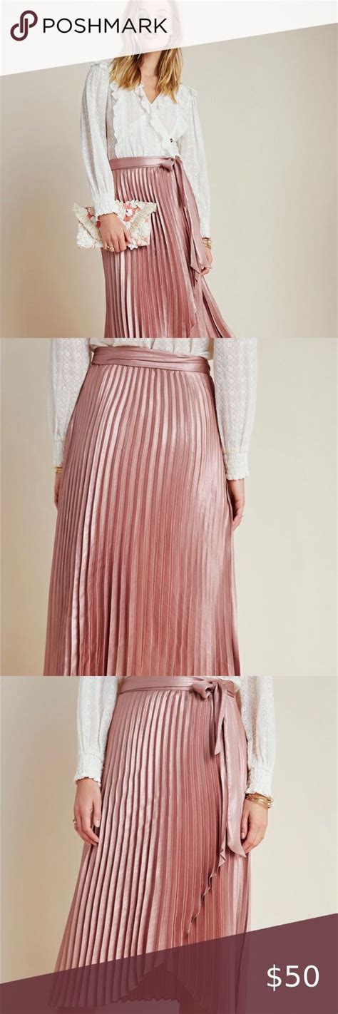 ANTHROPOLOGIE PLEATED SKIRT Pleated Midi Skirt Skirts Pleated Skirt