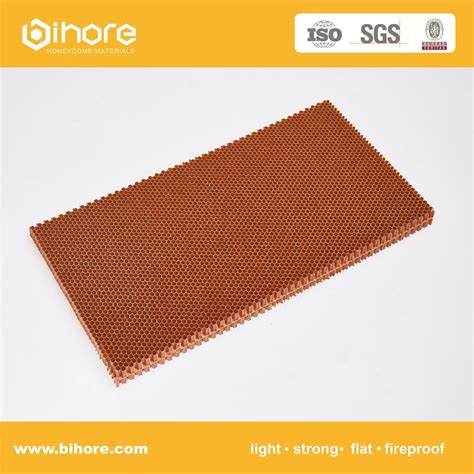 Aramid Fiber Paper Nomex Honeycomb Core For Aircraft Rail Transit High