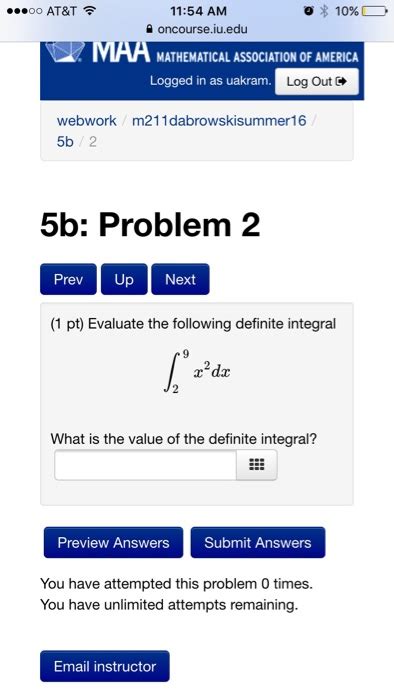 Solved Evaluate The Following Definite Integral Chegg