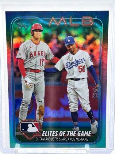 Topps Series Elites Of The Game Shohei Ohtani Mookie Betts