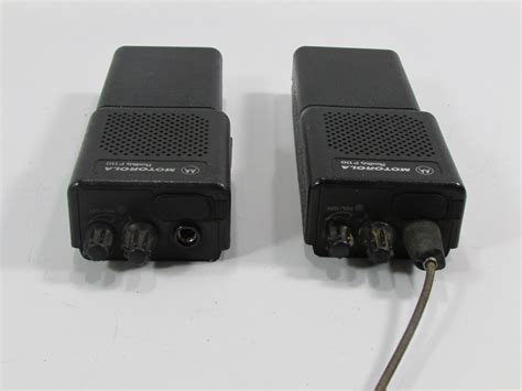 Lot Of 2 Motorola Radius P110 Handheld 2 Way Radio P44qlc00a2aa