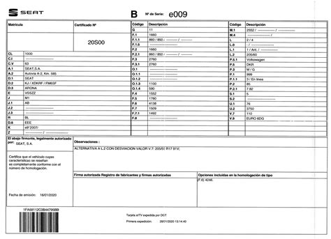 Cómo conseguir la ficha técnica del coche