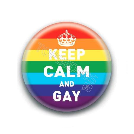 Badge Keep Calm And Gay
